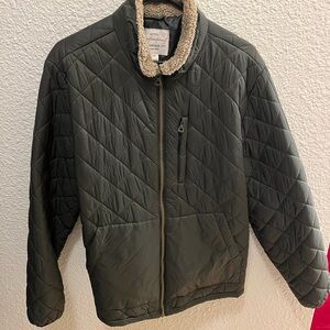 Weatherproof Olive and Tan Quilted Jacket NWOT